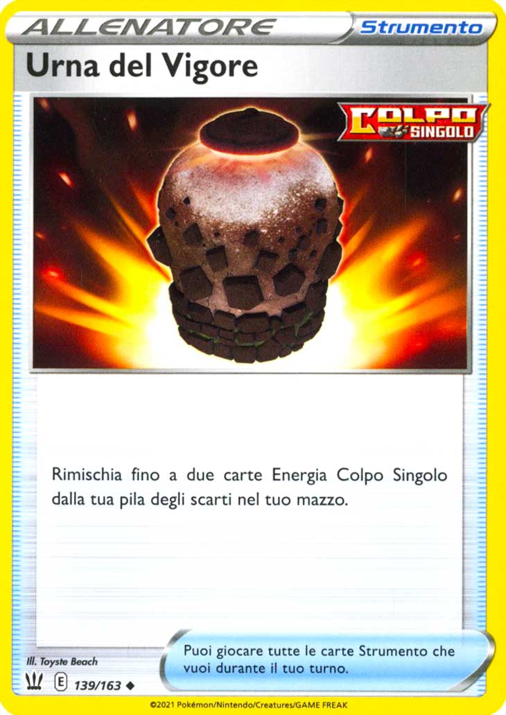 139 / 163 Urna del Vigore Non Comune normale (IT) -NEAR MINT-