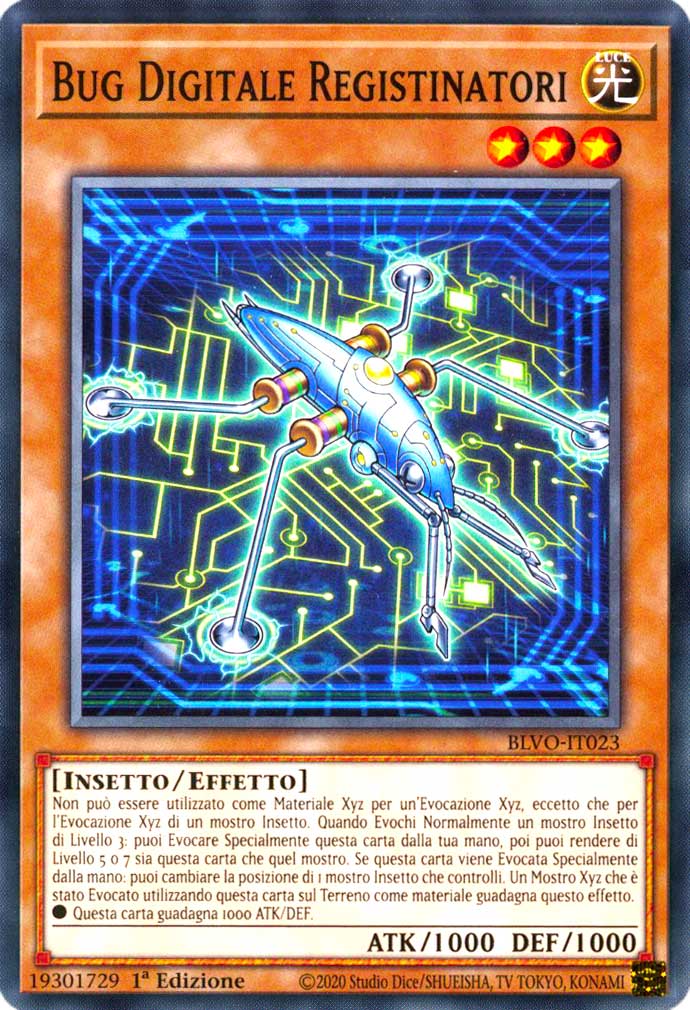 BLVO-IT023 Bug Digitale Registinatori comune 1a Edizione (IT) -NEAR MINT-