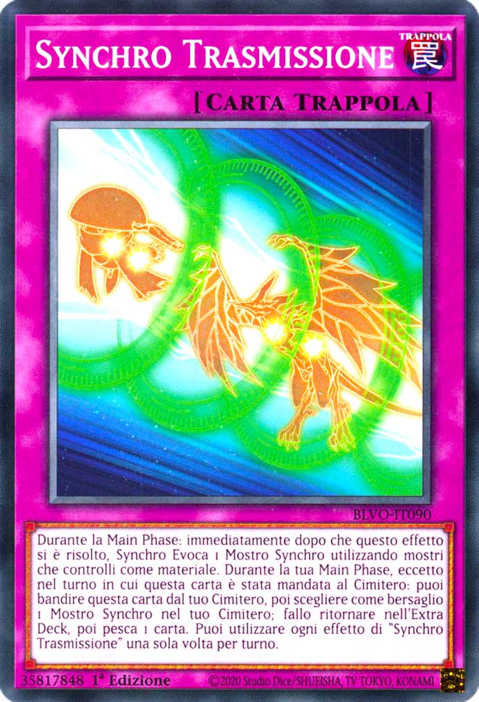 BLVO-IT090 Synchro Trasmissione comune 1a Edizione (IT) -NEAR MINT-