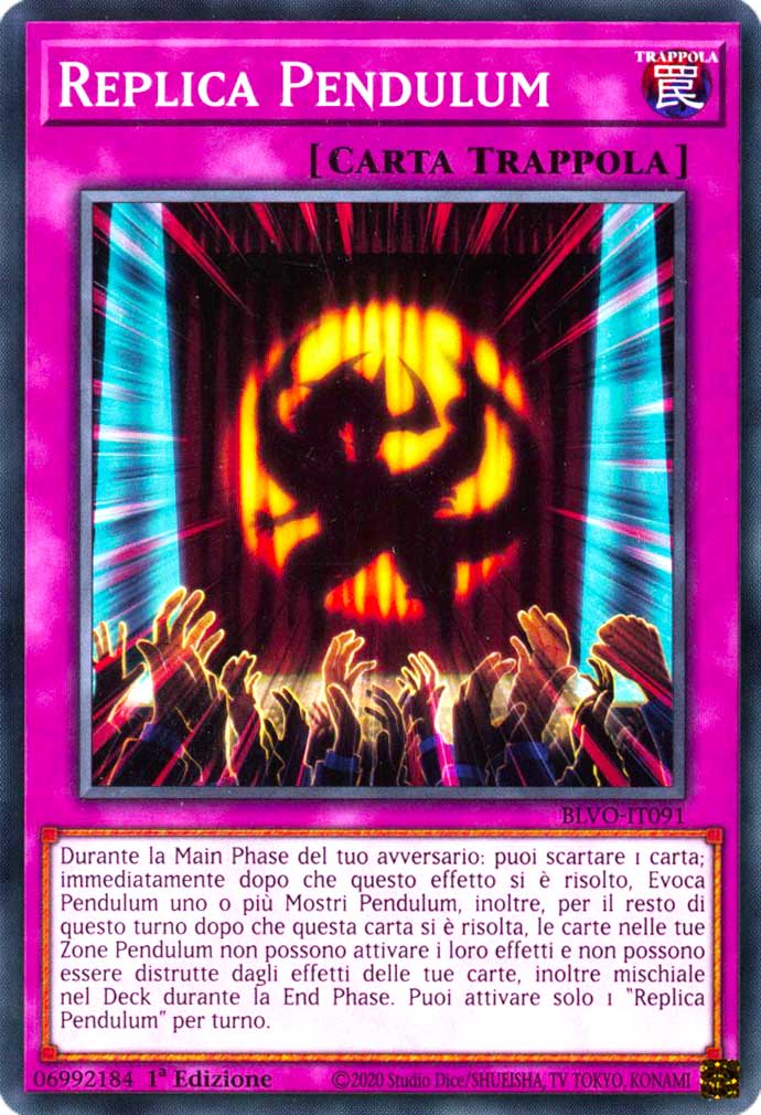 BLVO-IT091 Replica Pendulum comune 1a Edizione (IT) -NEAR MINT-