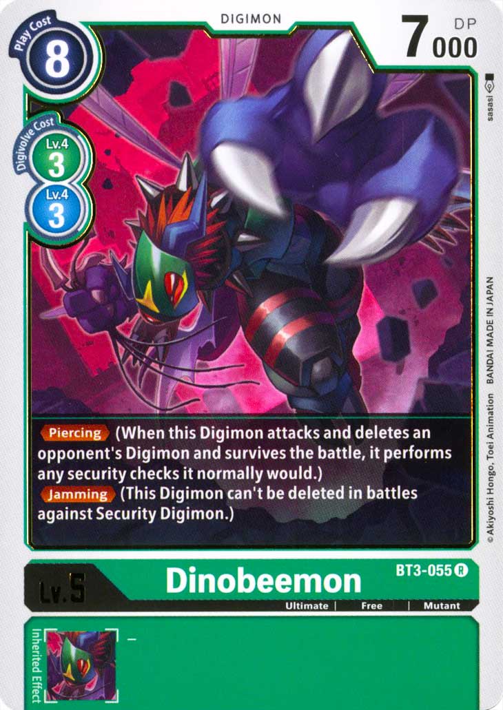 BT03-EN055 Dinobeemon rara normale (EN) -NEAR MINT-