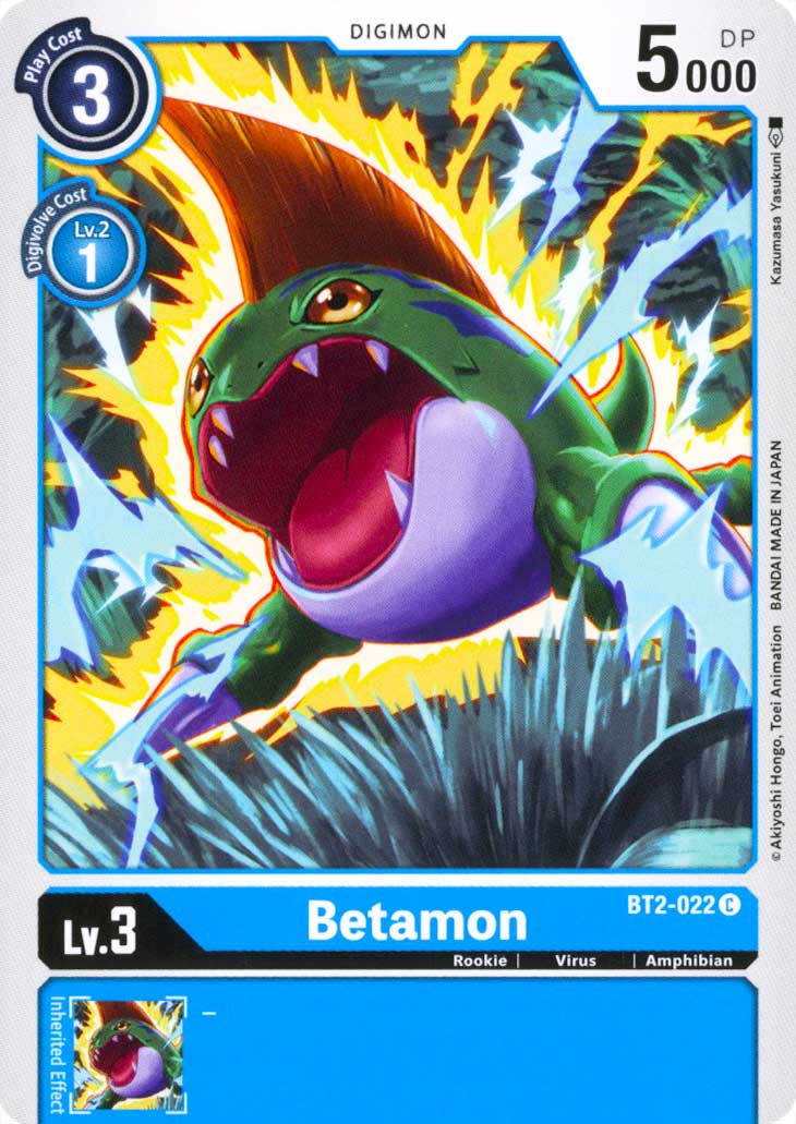 BT02-EN022 Betamon comune normale (EN) -NEAR MINT-