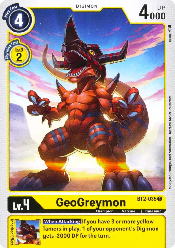 BT02-EN035 GeoGreymon comune normale (EN) -NEAR MINT-
