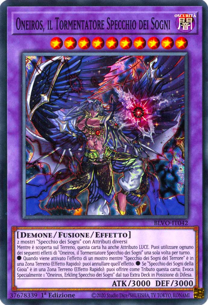BLVO-IT042 Oneiros, il Tormentatore Specchio dei Sogni super rara 1a Edizione (IT) -NEAR MINT-