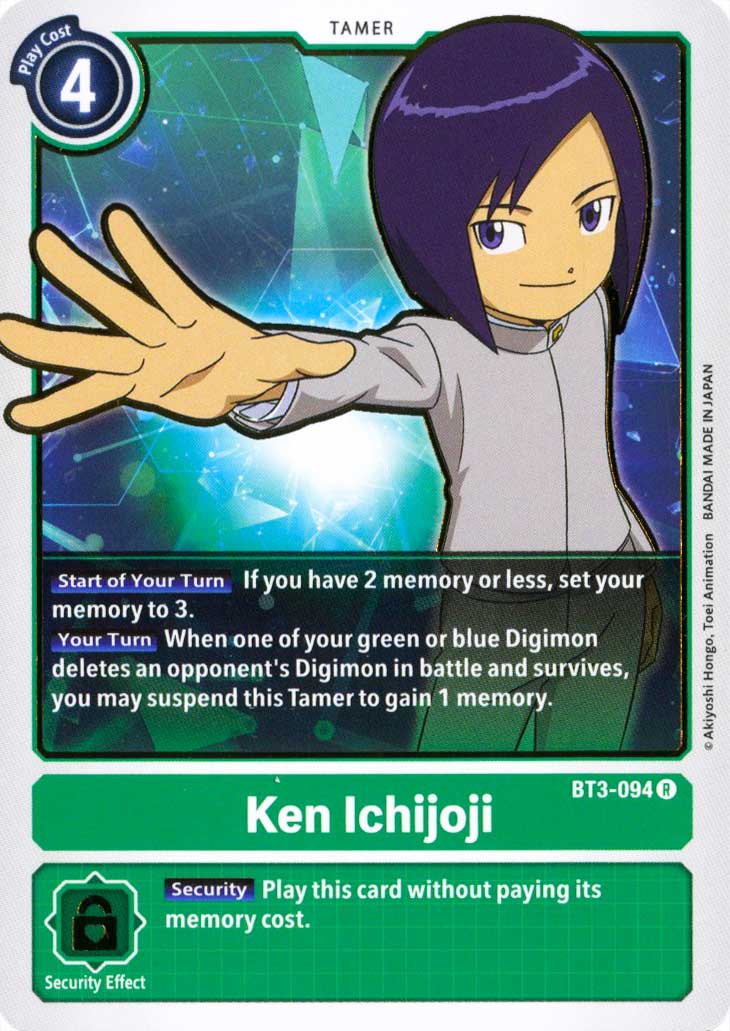 BT03-EN094 Ken Ichijoji rara normale (EN) -NEAR MINT-