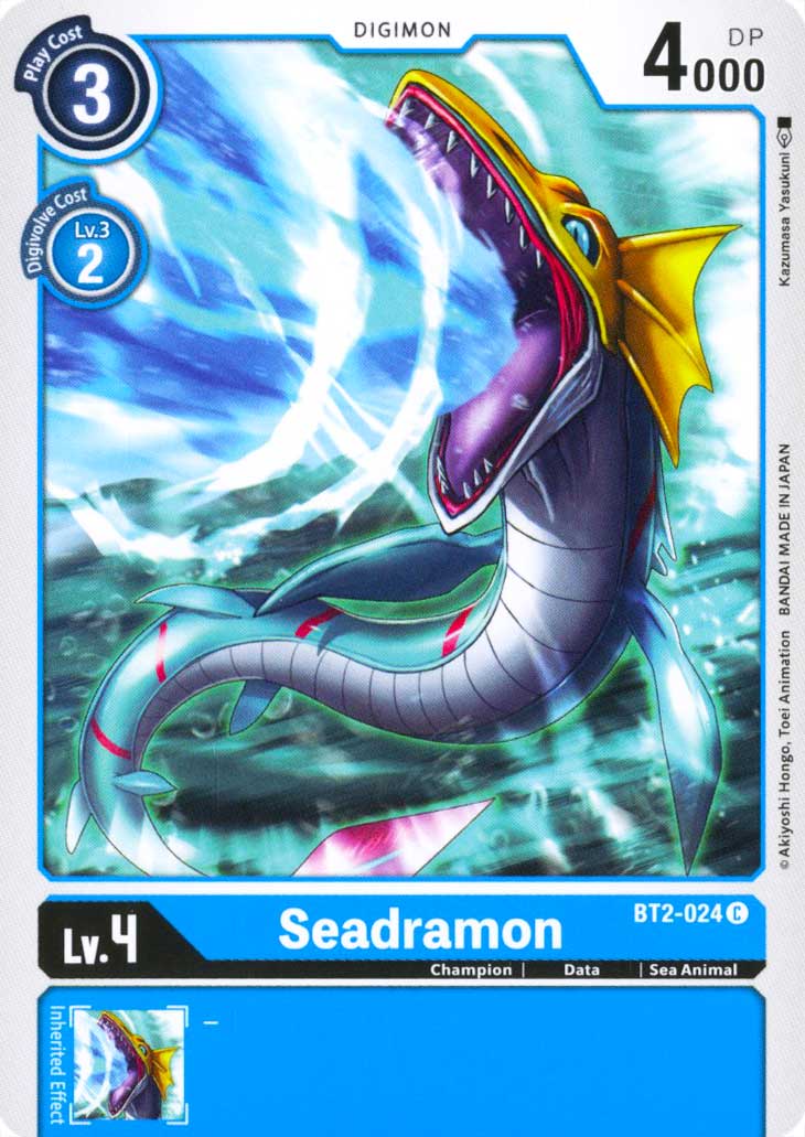 BT02-EN024 Seadramon comune normale (EN) -NEAR MINT-