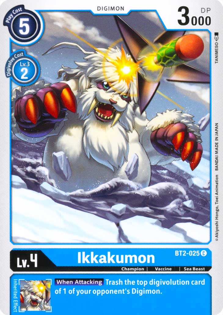 BT02-EN025 Ikkakumon comune normale (EN) -NEAR MINT-