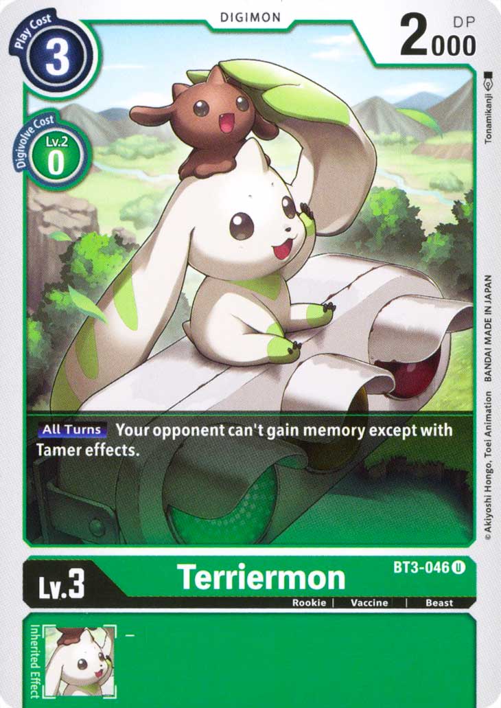 BT03-EN046 Terriermon non comune normale (EN) -NEAR MINT-