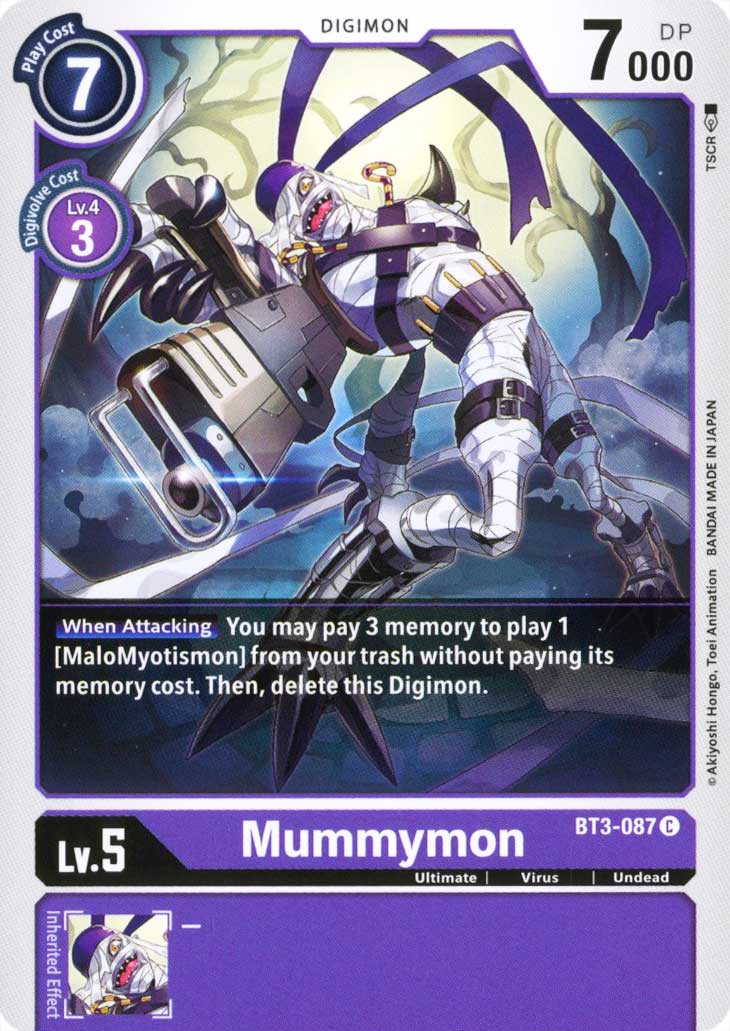 BT03-EN087 Mummymon comune normale (EN) -NEAR MINT-