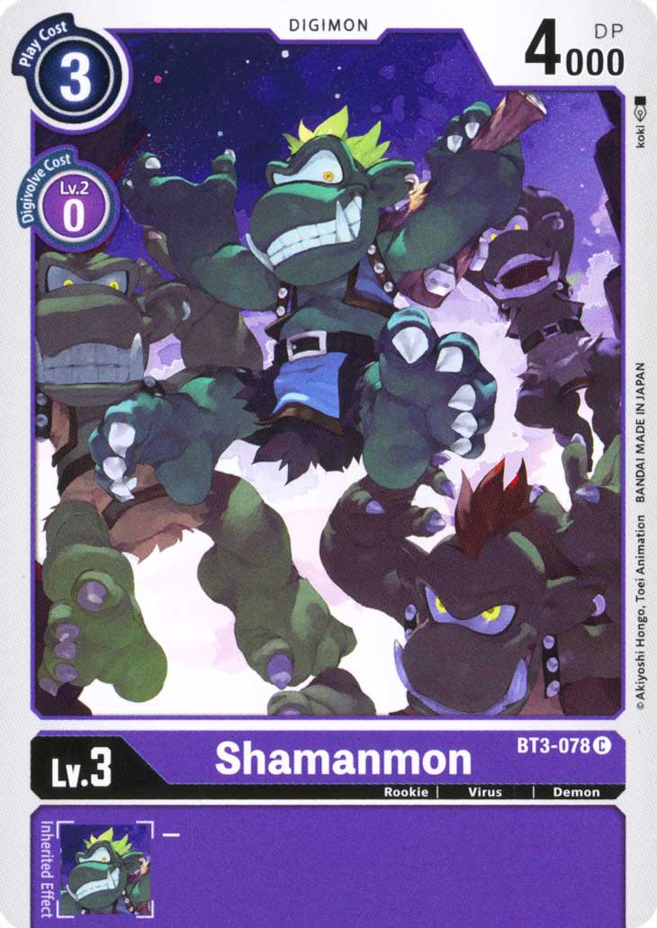 BT03-EN078 Shamanmon comune normale (EN) -NEAR MINT-