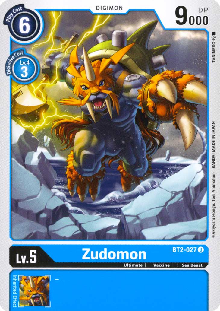 BT02-EN027 Zodomon non comune normale (EN) -NEAR MINT-