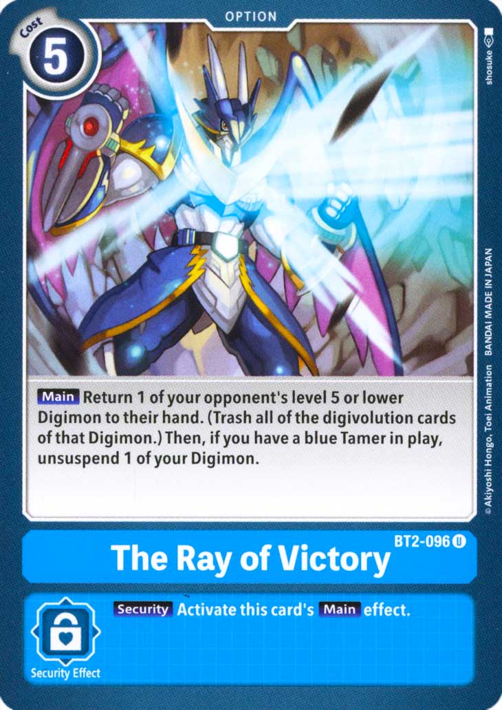 BT02-EN096 The Ray of Victory non comune normale (EN) -NEAR MINT-