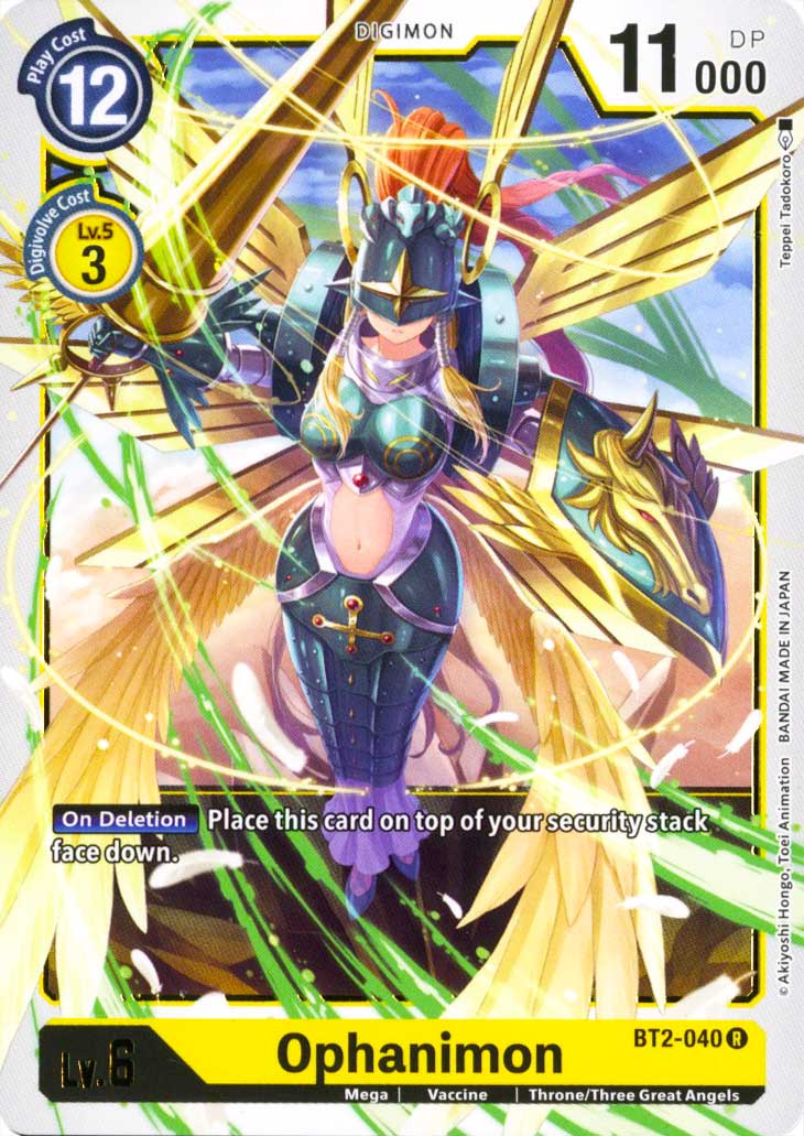 BT02-EN040 Ophanimon rara normale (EN) -NEAR MINT-