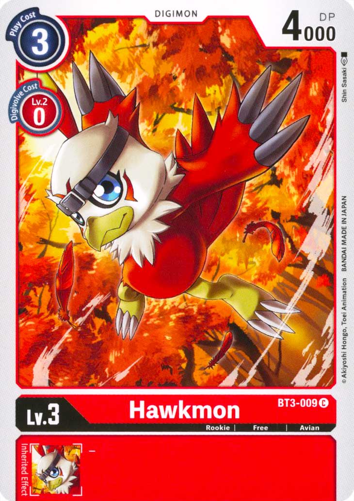 BT03-EN009 Hawkmon comune normale (EN) -NEAR MINT-