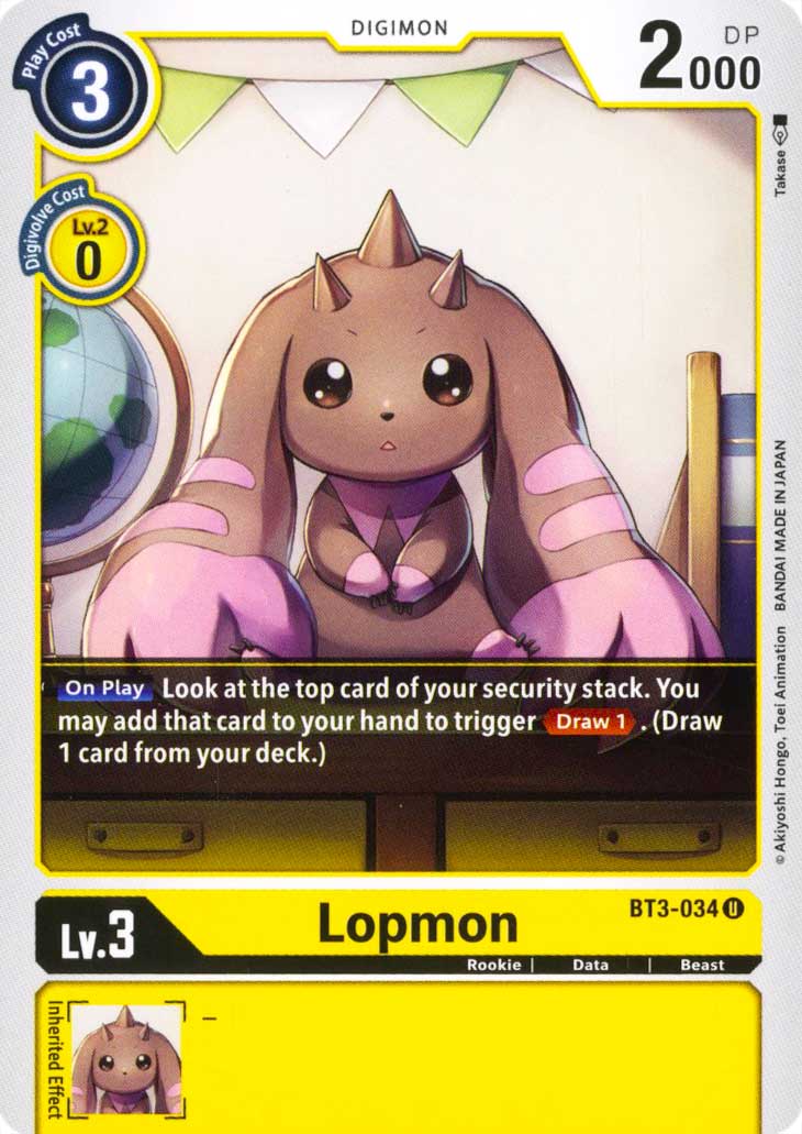 BT03-EN034 Lopmon non comune normale (EN) -NEAR MINT-