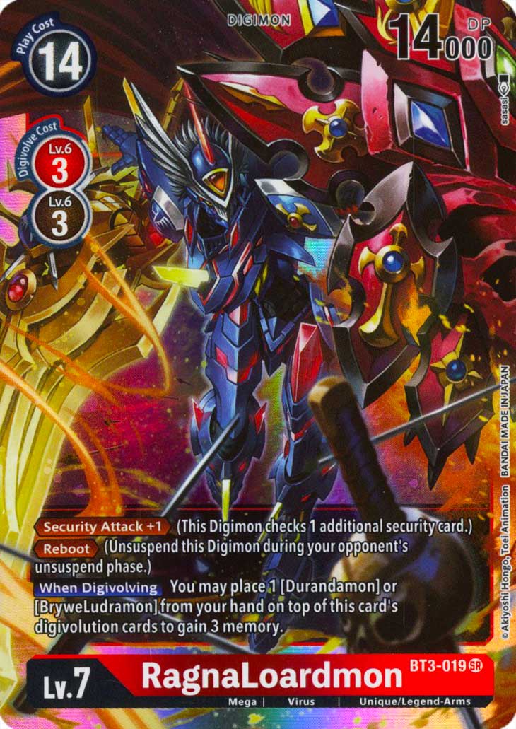 BT03-EN019 RagnaLoardmon super rara foil (EN) -NEAR MINT-