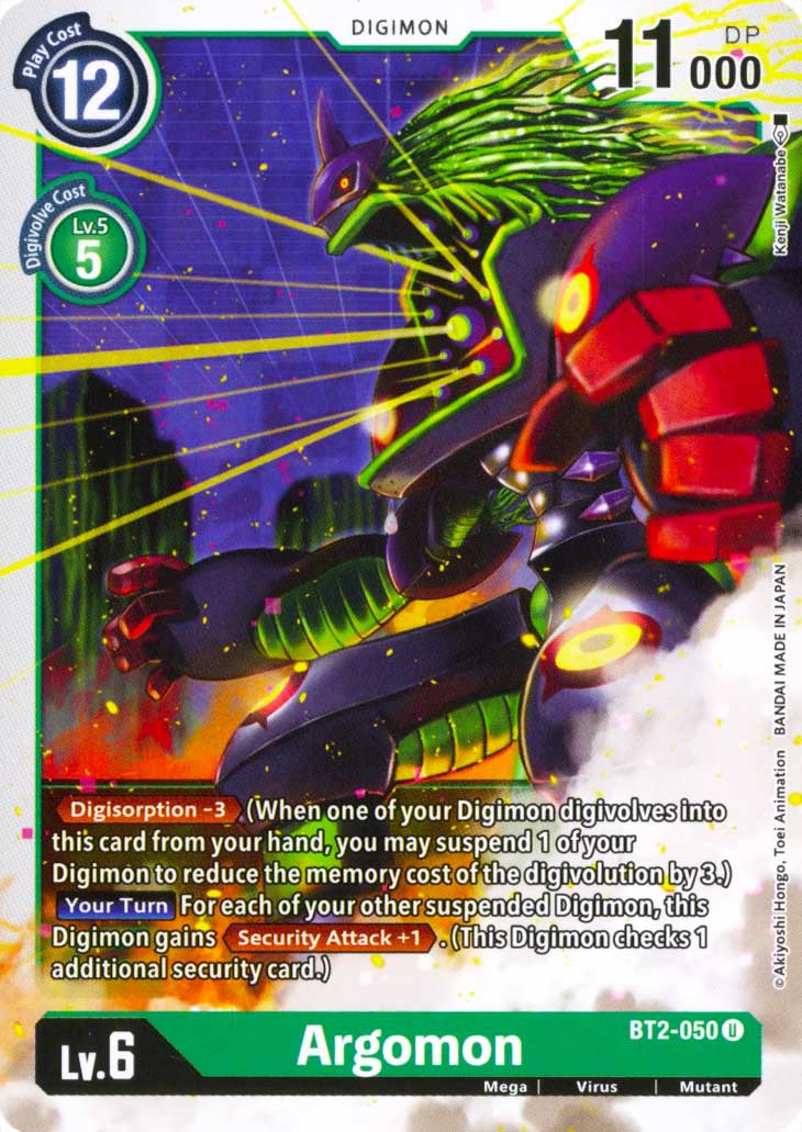 BT02-EN050 Argomon non comune normale (EN) -NEAR MINT-