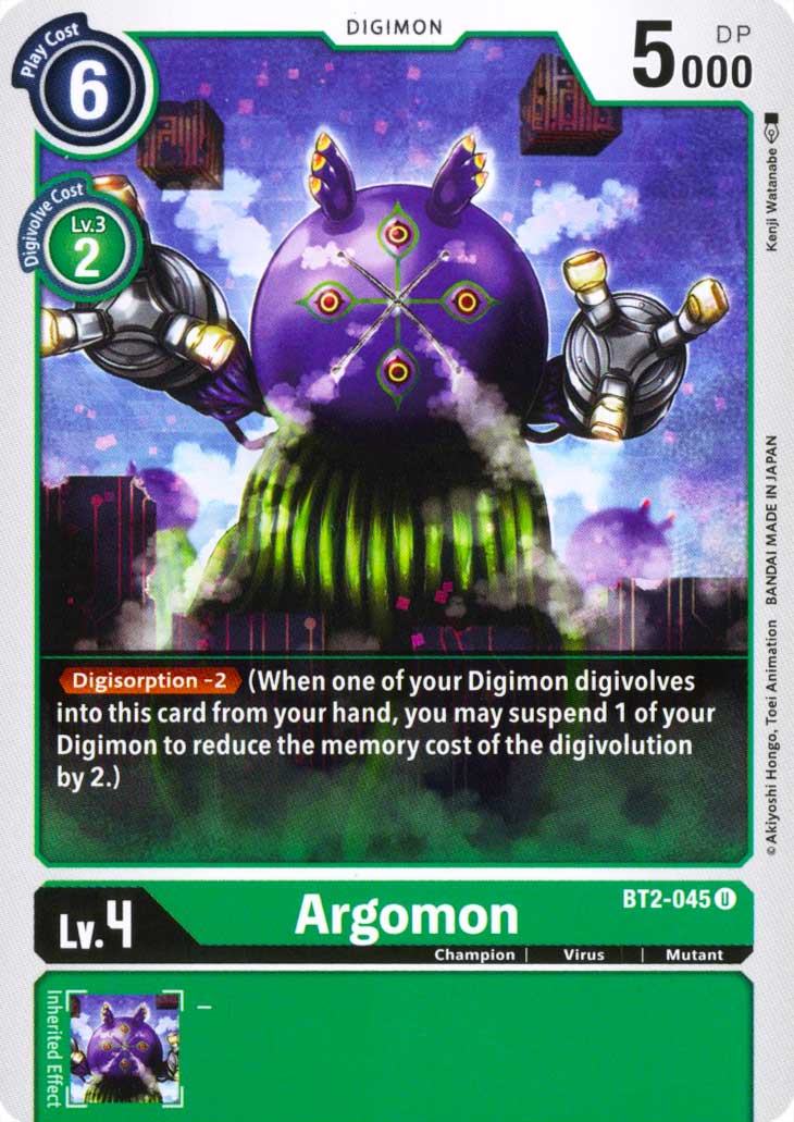 BT02-EN045 Argomon non comune normale (EN) -NEAR MINT-