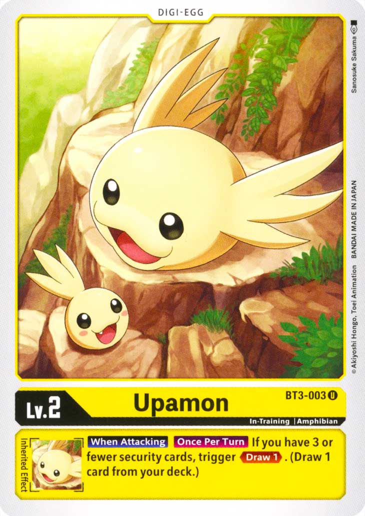 BT03-EN003 Upamon non comune normale (EN) -NEAR MINT-