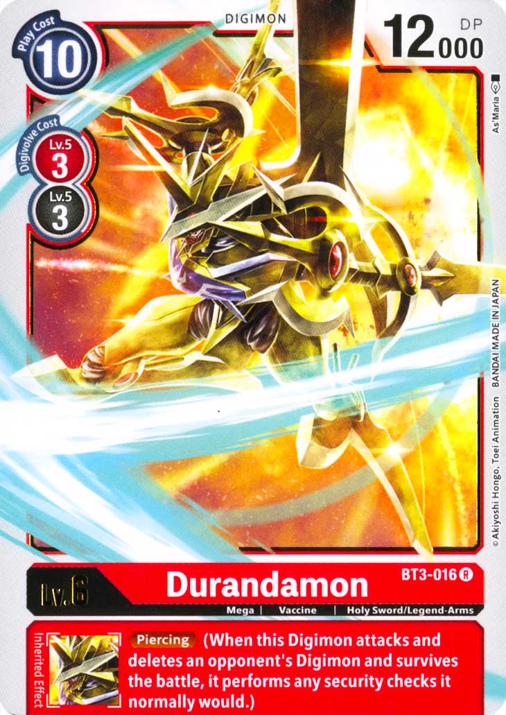 BT03-EN016 Durandamon rara normale (EN) -NEAR MINT-