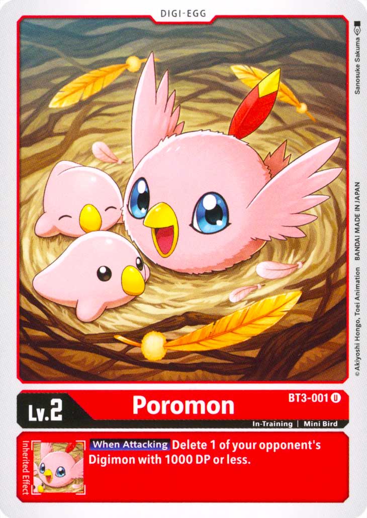 BT03-EN001 Poromon non comune normale (EN) -NEAR MINT-