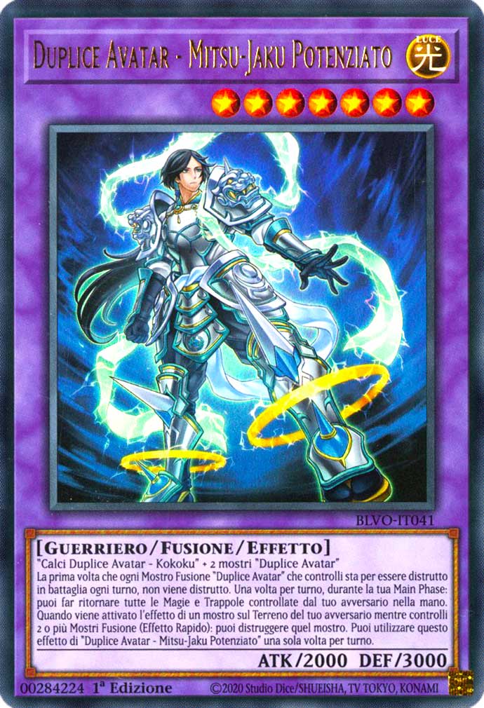 BLVO-IT041 Duplice Avatar - Mitsu-Jaku Potenziato ultra rara 1a Edizione (IT) -NEAR MINT-