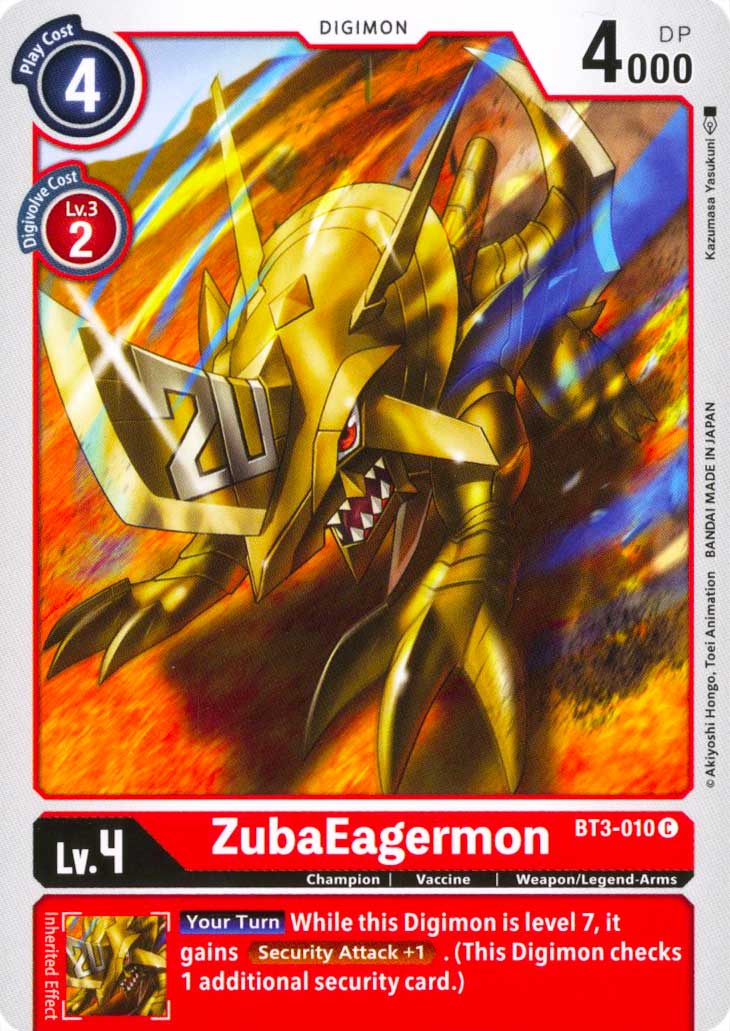 BT03-EN010 ZubaEagermon comune normale (EN) -NEAR MINT-