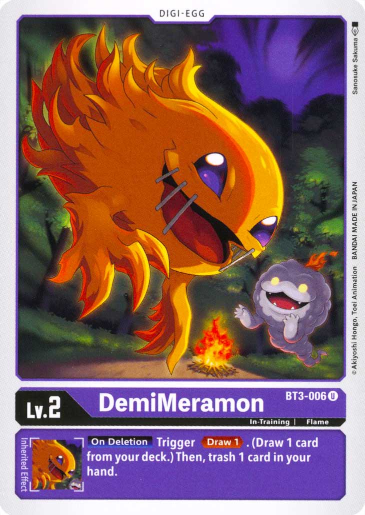 BT03-EN006 DemiMeramon non comune normale (EN) -NEAR MINT-