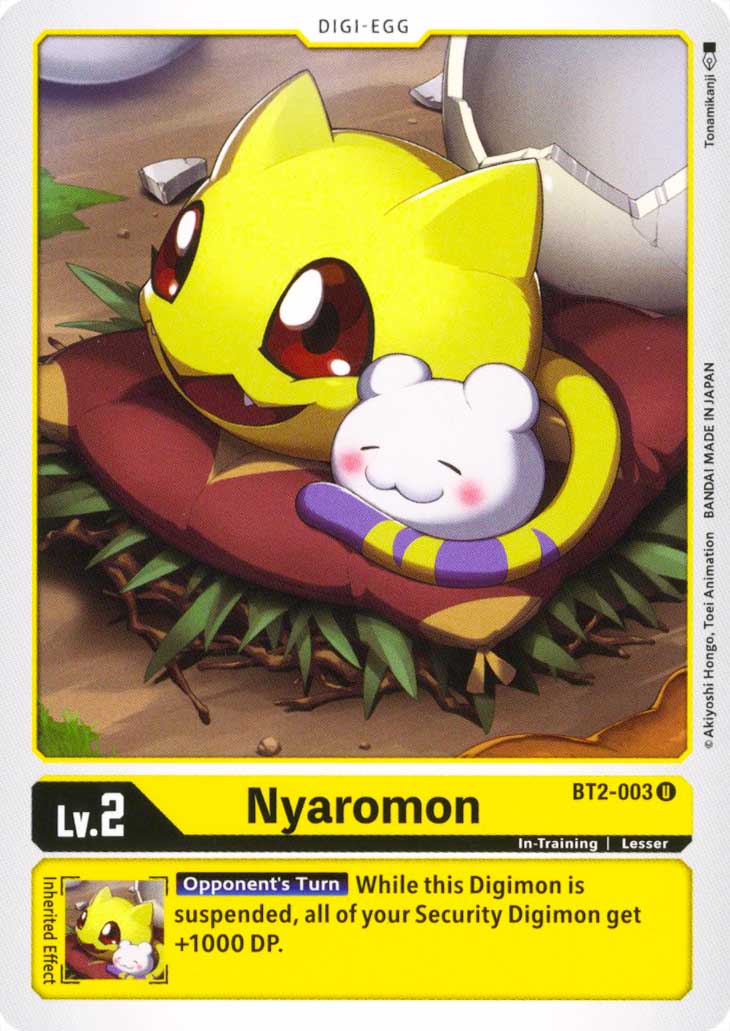 BT02-EN003 Nyaromon non comune normale (EN) -NEAR MINT-