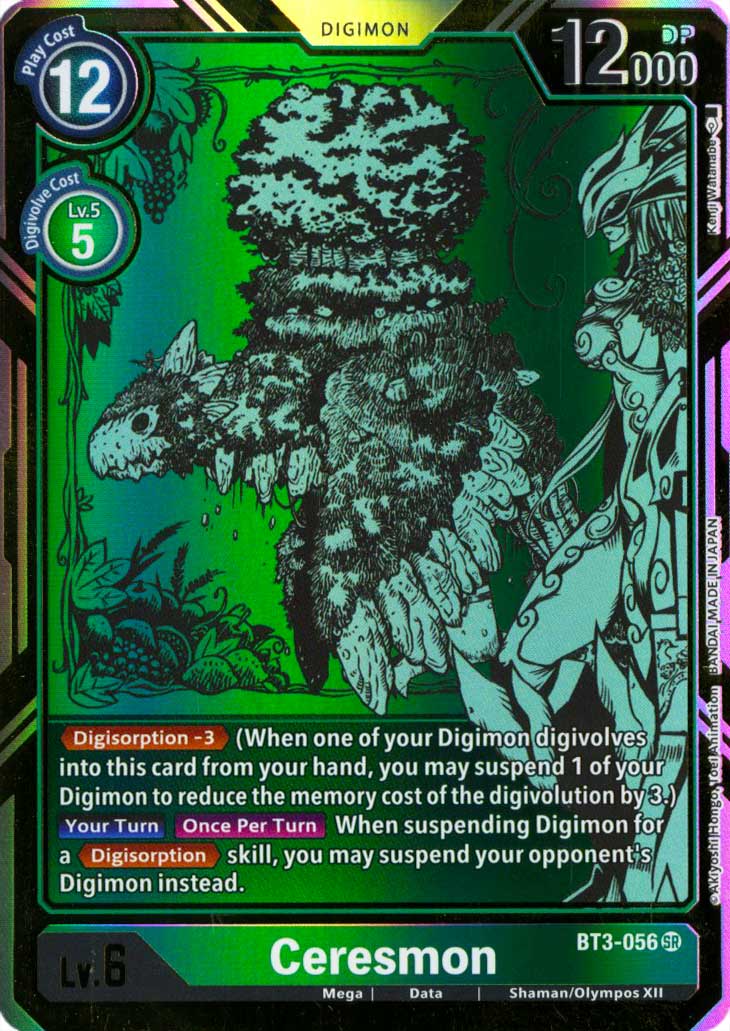 BT03-EN056 Ceresmon super rara foil parallela (EN) -NEAR MINT-