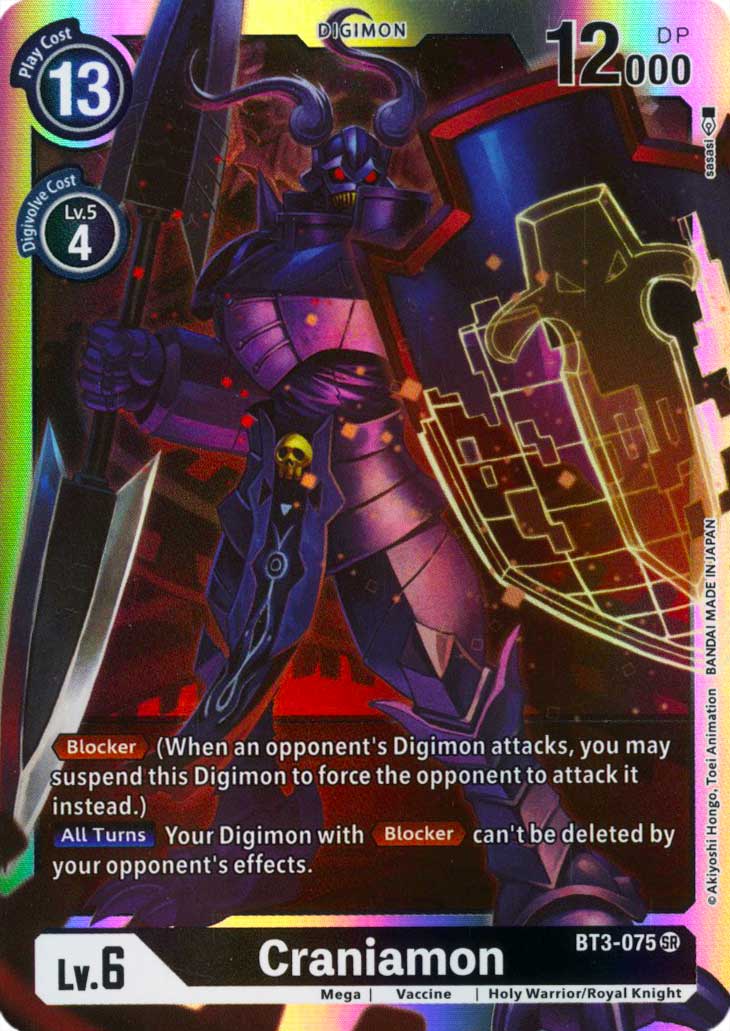 BT03-EN075 Craniamon super rara foil (EN) -NEAR MINT-