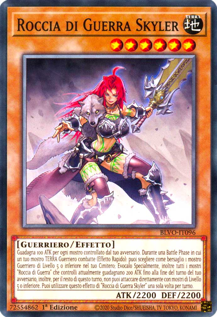 BLVO-IT096 Roccia di Guerra Skyler comune 1a Edizione (IT) -NEAR MINT-