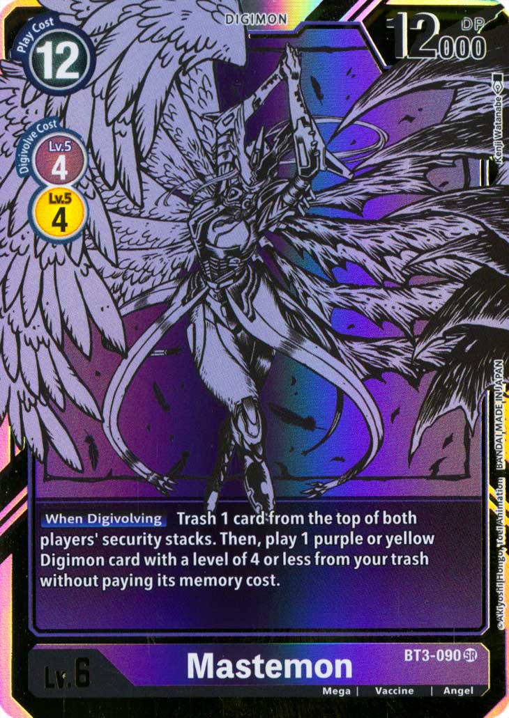 BT03-EN090 Mastemon super rara foil parallela (EN) -NEAR MINT-