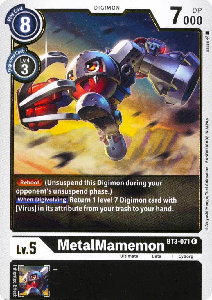 BT03-EN071 MetalMamemon rara normale (EN) -NEAR MINT-