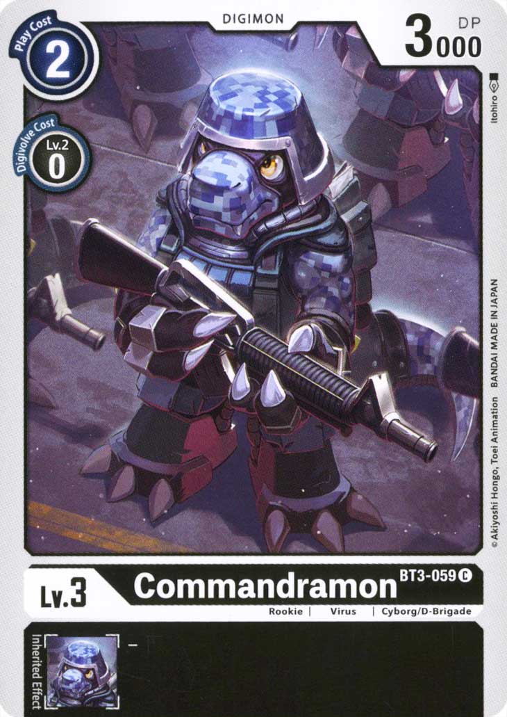 BT03-EN059 Commandramon comune normale (EN) -NEAR MINT-