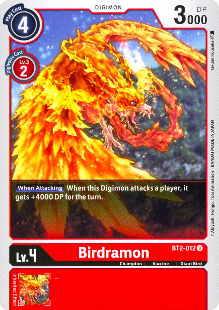 BT02-EN012 Birdramon non comune normale (EN) -NEAR MINT-