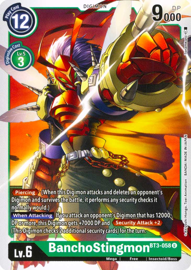 BT03-EN058 BanchoStingmon non comune normale (EN) -NEAR MINT-