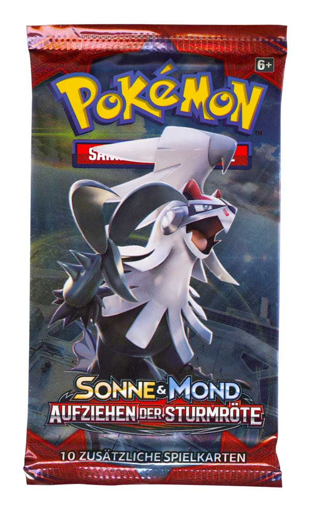 Sonne & Mond Aufziehen der Sturmrote busta 10 carte Artwork Amigento (DE)