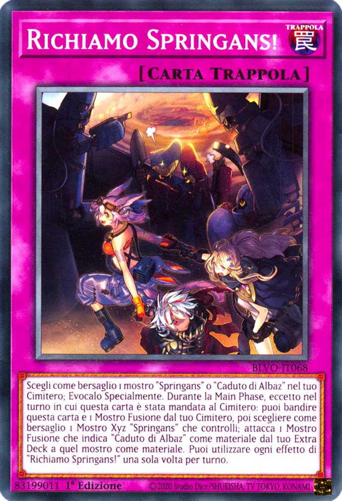 BLVO-IT068 Richiamo Springans! comune 1a Edizione (IT) -NEAR MINT-