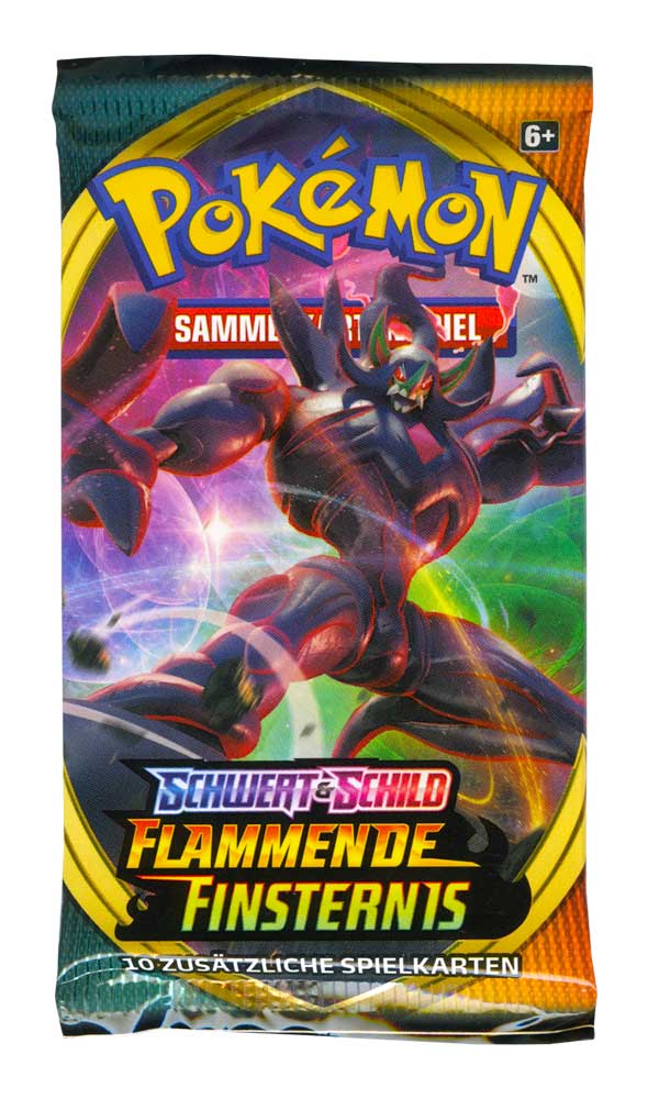 Schwert & Schild Flammende Finsternis busta 10 carte Artwork Olangaar VMAX (DE)