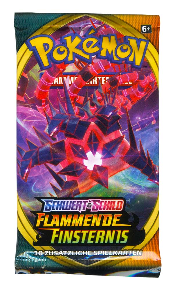 Schwert & Schild Flammende Finsternis busta 10 carte Artwork Unendynamax Endynalos (DE)