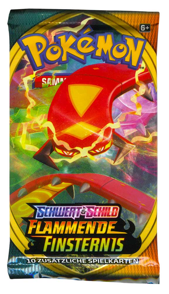 Schwert & Schild Flammende Finsternis busta 10 carte Artwork Infernopod VMAX (DE)