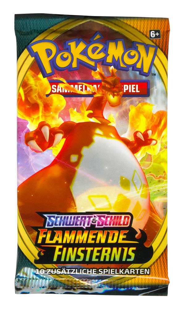 Schwert & Schild Flammende Finsternis busta 10 carte Artwork Glurak VMAX (DE)