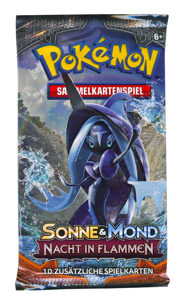 Sonne & Mond Nacht in Flammen busta 10 carte Artwork Kapu-Kime (DE)