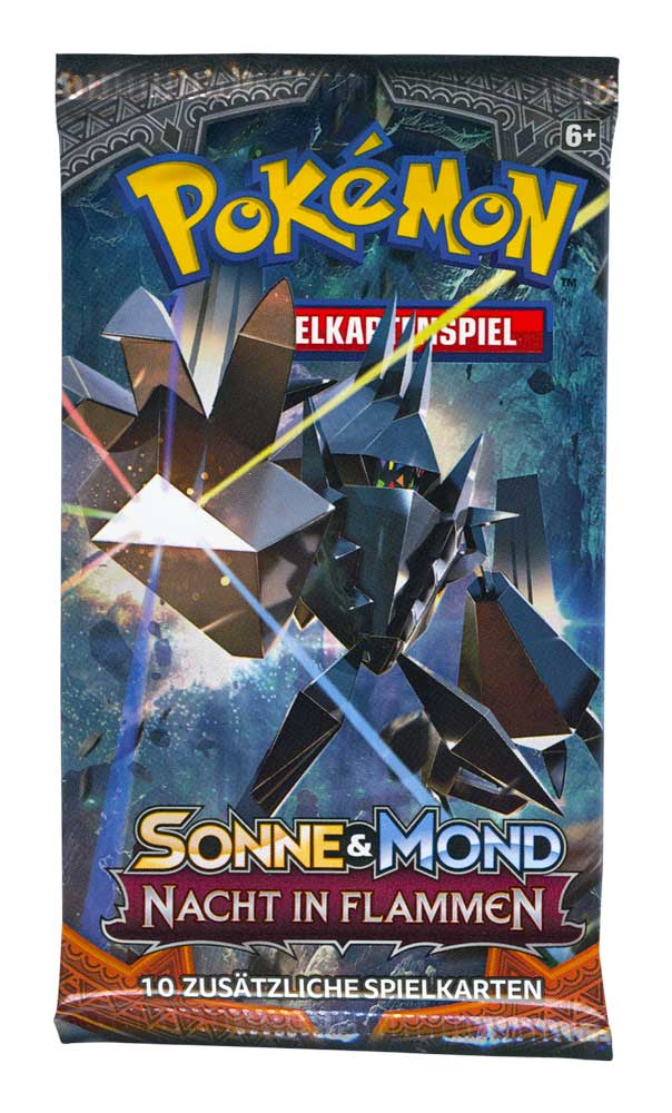 Sonne & Mond Nacht in Flammen busta 10 carte Artwork Necrozma (DE)