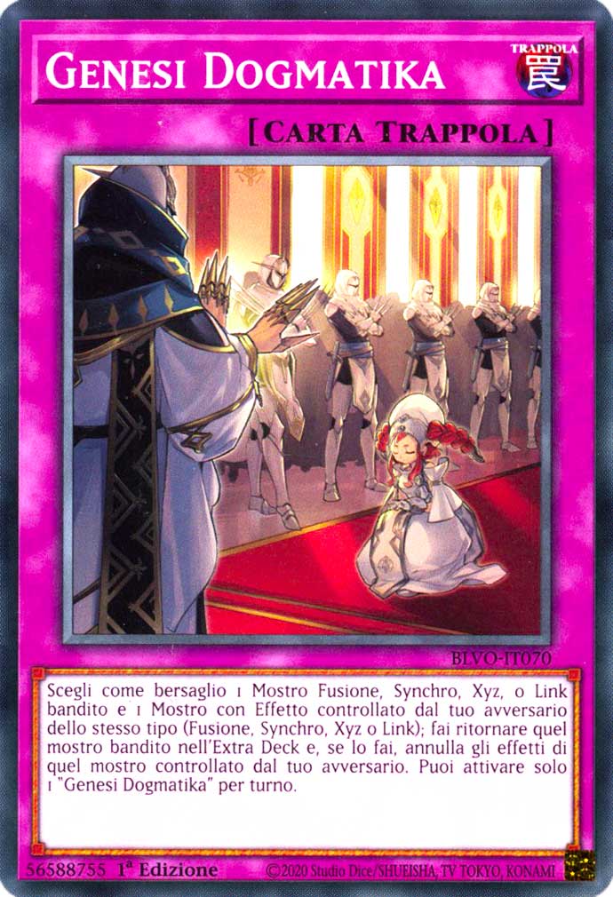 BLVO-IT070 Genesi Dogmatika comune 1a Edizione (IT) -NEAR MINT-