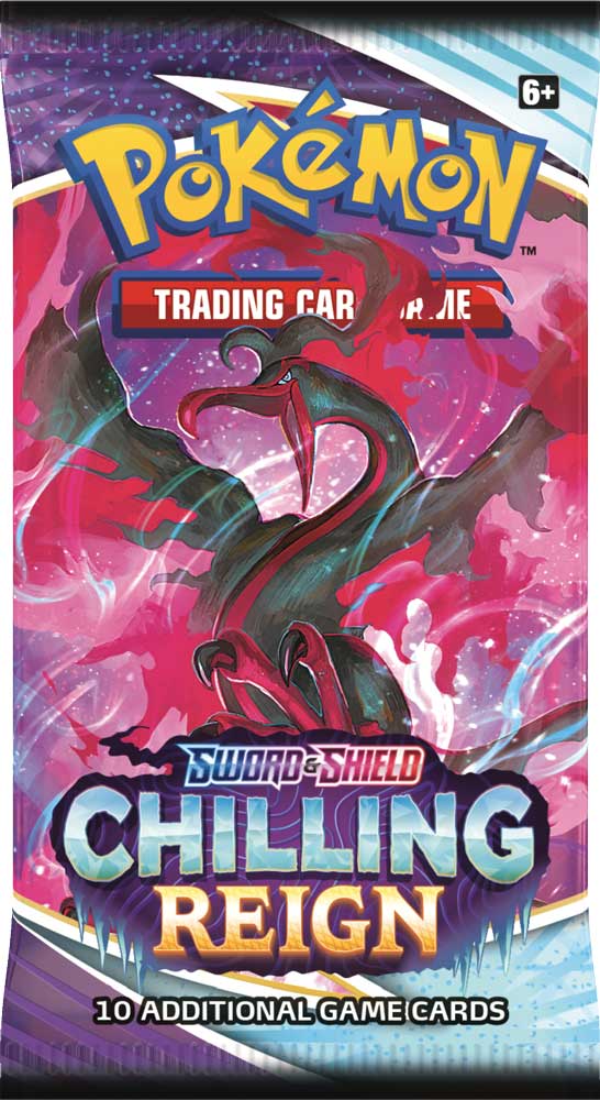 Sword and Shield Chilling Reign busta 10 carte Artwork Galarian Moltres (EN)