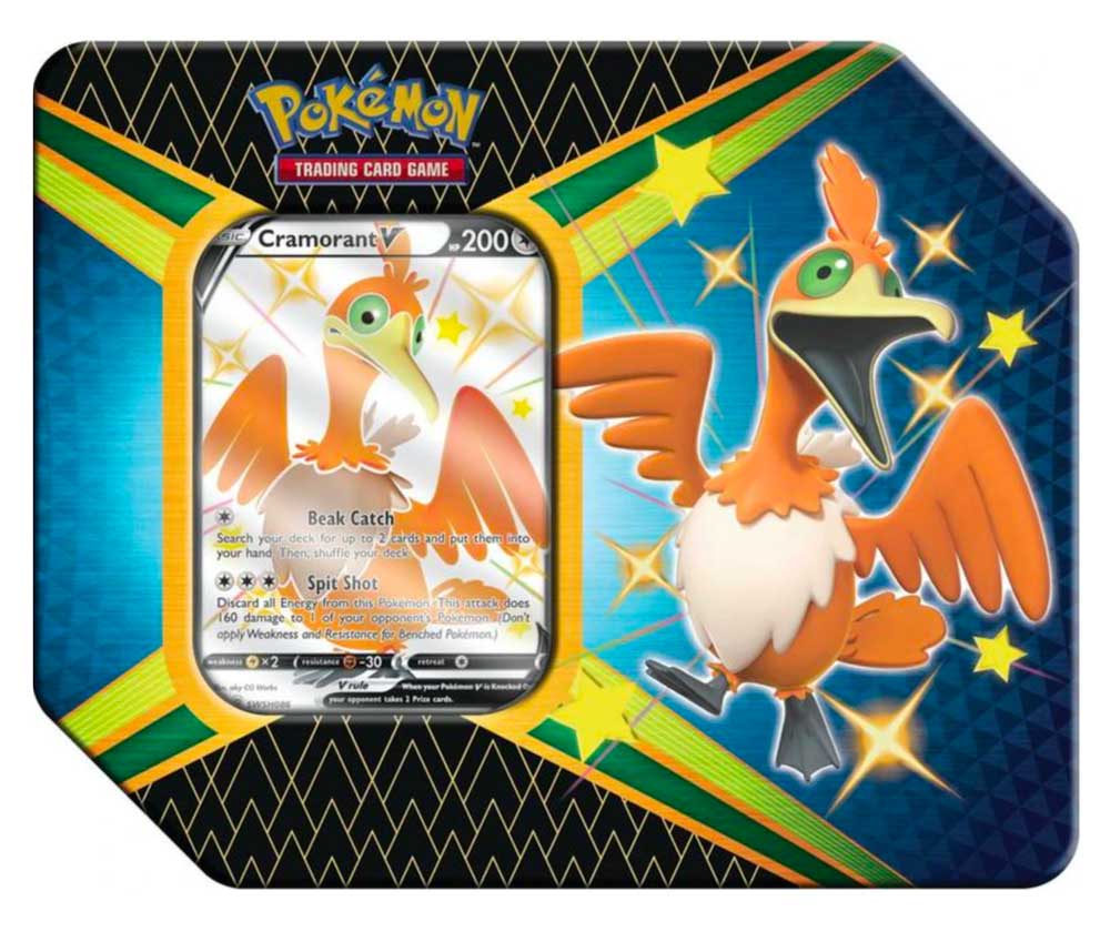 Tin da collezione Sword and Shield 4.5 Shining Fates Cramorant V (EN)