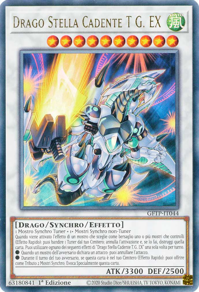 GFTP-IT044 Drago Stella Cadente T.G. EX ultra rara 1a Edizione (IT) -NEAR MINT-