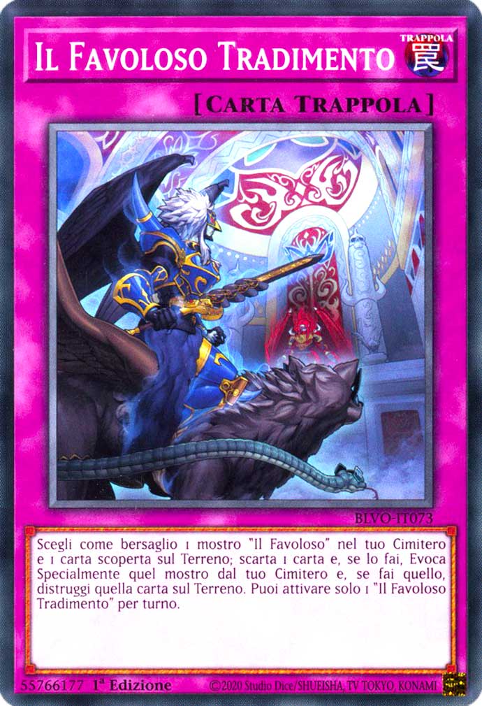 BLVO-IT073 Il Favoloso Tradimento comune 1a Edizione (IT) -NEAR MINT-